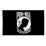 Annin Flagmakers 377991 3 ft. x 5 ft. Single Reverse Nylon-Glo POW-MIA Flag
