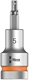 Wera社 ヘキサゴンビットソケット 5003821001 対辺寸法:5×差込角:12.7×全長:60mm 1個