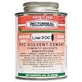 Rectorseal 55924 1/2 Pint 602L Medium Body Low Voc Pvc Solvent Cement [並行輸入品]