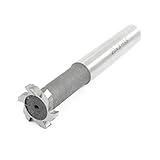 uxcell Tスロットカッター エンドミル フライス盤 6枚刃 20mm切削深さ 3mm深さ