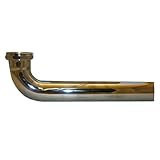 LASCO 03 – 2941 1 – 1 / 2インチby 7-inchスリップジョイントWaste Arm with 22ゲージクロムメッキ真鍮 1-1/2-Inch X 9-1/2-Inch 0