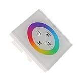 Dovewill ストリップライト用　タッチ　スクリーン　RGB　 LED　ディマーコントローラー　壁取り付け型　照明