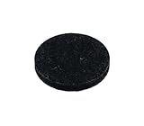 光 硬質フェルト ブラック 32mm丸×4mm 00781424-1 PQ32-1