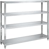 サカエ SAKAE 【代引不可】【直送】 ステンレスサカエラック（高さ調整タイプ） TSTN1-1212SU4 [A170225]