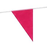 TOPmountain 10個80m Flags String バナーバントペナント お祝い誕生日/結婚披露宴 装飾装飾Supplie 6カラー