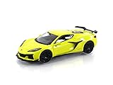TrueScale Miniatures MINI GT 1/64 シボレー コルベット Z06 2023 アクセレレートイエロー (左ハンドル) 完成品 MGT00441-L