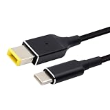 CYケーブル Type-C USB-C 135W - DC 長方形 11.0 * 4.5mm 電源 PD 充電ケーブル Thinkpad X1 Legion Y7000P ノートパソコン DC20V 6.25A, UC-106-DC135W
