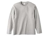 [ユナイテッドアスレ] 5.6オンス ロングスリーブTシャツ 501001 ミックスグレー M