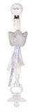 BamBam Crown Pacifier Clip (Grey) by BamBam
