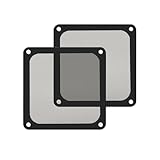PC ケースファン 防塵 グリル メッシュ 交換用 ファン フィルター 140mm 用 2枚入りセットのPCダストフィルター 140x140mmの磁気フレームナイロン製コンピューターケースクーラーダストプルーフメッシュカバーファングリル