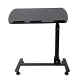 ノートパソコンデスク ブラック 耐荷重20kg 昇降幅60-90CM