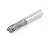 uxcell 14mm　ストレート　シャンク　エンドミル　カッター　ツール　グレイ