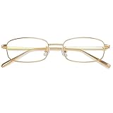 [RIYUMY] ブルーライトカットメガネ メガネだてめがね 超軽量 伊達メガネ金属メガネ 紫外線 uvカット メガネ 細フレーム いかつい 男女兼用