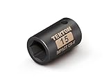 TEKTON 47770 1/2-Inch Drive by 15mm Shallow Impact Socket, Cr-V, 6-Point [並行輸入品]