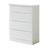 大川家具 SUN ローチェスト ベスト(幅60cm) ホワイト色