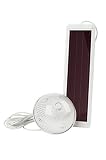 Nature Power 21035 Solar Powered Pavilion Light with Solar Amorphous Panel [並行輸入品]