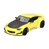 MINI GT 1/64 Pandem Nissan Z イカズチイエロー (左ハンドル) 完成品