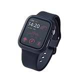 エレコム Apple Watch 44mm SE2 / SE / 6 / 5 / 4 カバー ケース ゴリラガラス 10H セラミックコート 指紋防止 ブラック AW-20MFCGOCBK