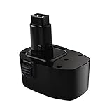 Odec 14.4V 3.0Ah Ni-MH Replacement Battery for Dewalt DC DW Series, Compatible With DC9091 DE9038 DE