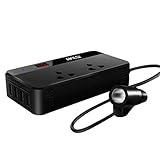 Vosarea 車用インバーター DC 12V AC 110V 120W DC 24V AC 220V 200W カーパワーインバーターコンバーター 2.4A 4ポート付き USB 車載充電器アダプタ