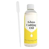 Gevrkjenp ガラス切削油・ガラス切削液 - ガラスカッター用切削油ガラスドリル用カッターオイル,120ml 簡単に塗布できる多機能切削油、ミラー、ガラス切削工具用