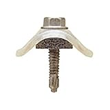 波板ビス ポリカ座クリアー ラスパートシルバー 5×25 100本 鉄板小波用 鉄骨下地用 波板用 アミD