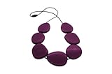Jellystone Necklace, Eggplant by Jellystone Designs