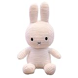 コーデュロイ ぬいぐるみ ウサギのぬいぐるみの可愛い可愛いウサギのの誕生日プレゼントの女の子 (ホワイト,25cm)