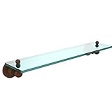 Allied Brass AP-1/22-ABZ 22-Inch by 5-Inch Single Glass Shelf [並行輸入品]