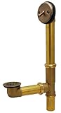 浴槽排水、廃棄物とオーバーフロー、アンティーク銅仕上げ – by Plumb USA