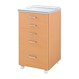 充英アート STM-45SN ナチュラル ステンレストップ メディカルワゴン (幅45cm)