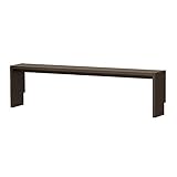 岩附(IWATSUKI) ローボード ダークブラウン 幅180cm 奥行29.5 高さ49.2 幅木よけ加工有り オーダー OC-50180RHDB