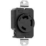 L6-30R PASS & SEYMOUR 30 AMP 250V TWIST LOCK NEMA L630-R P&S 3 WIRE 30A TURNLOK SIMILAR TO: (HUBBELL