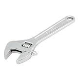 uxcellモンキーレンチ　メタル　りペアリングツール　シルバートーン　調整可能性 150 x 50 x 10mm