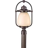 Feiss OL9308GBZ, Mc Coy Outdoor Post Lighting, Pole, 100 Total Watts, Bronze [並行輸入品]