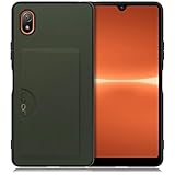 LOOF Skin Slim-Slot Xperia Ace III 用 ケース カバー カードポケット カード収納 カード 背面 スマホケース スマホカバー 背面カード収納 [エバーグリーン]