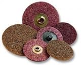 3 M scotch-brite sc-dr不織布酸化アルミニウムクイック変更Disc – Very fine grade – 4 in dia – 12000 Max RPM – 12952 [ D