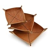 Semicolon by KAKURA/革トレイセット　アンティークブラウン