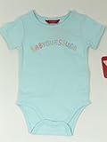 GUESS ゲスベビー男の子女の子レインボーロゴロンパース（ターコイズ）18ヶ月用80cm【並行輸入品】 [ウェア&シューズ]