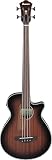 Ibanez アイバニーズ フィンガーレスト装備のフレットレス･エレアコ･ベース "マホガニー･サンバースト" AEGB24FE-MHS