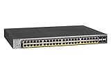 Netgear GS752TPP Managed L2/L3/L4 Gigabit Ethernet (10/100/1000) Black 1U Power over Ethernet (PoE)