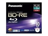 パナソニック ブルーレイディスク(カートリッジなしタイプ) 25GB(単層ディスク) 10枚パック LM-BE25AW10