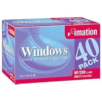 Windows floppy disk 40pack +24枚 MOプラケース12枚付き