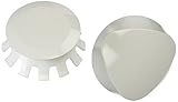 (White) - Geberit 151.550.DY.1 Traditional Plastic TurnControl Trim Kit, Off White