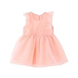 Cutelove 子供ドレス ワンピース ドレス 女の子 可愛い 夏 チュチュドレス フライ袖 赤ちゃん 素敵 プリンセスドレス