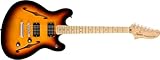 Squier by Fender エレキギター Affinity Starcaster®, 3-Tone Sunburst ソフトケース付き