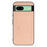 LOOF SKIN SLIM-SLOT レザー カード収納 スマホケース for Google Pixel 8a 用 ケース カバー 背面 ストラップホール カードポケット シンプル 耐衝撃 薄型 軽量 leather [アンバーローズ]