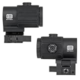 良品武品 Evolution Gear Eo G43 マグニファイア レプリカ 3倍率 7065A アルミCNC ブースター Magnifier (ANODIZED BK (アナダイズド ブラック))