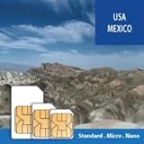 アメリカ+メキシコ プリペイドSIM 5G/4G高速 1GB/日 (20日間)