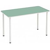 ダイニングテーブル 1200 600 青